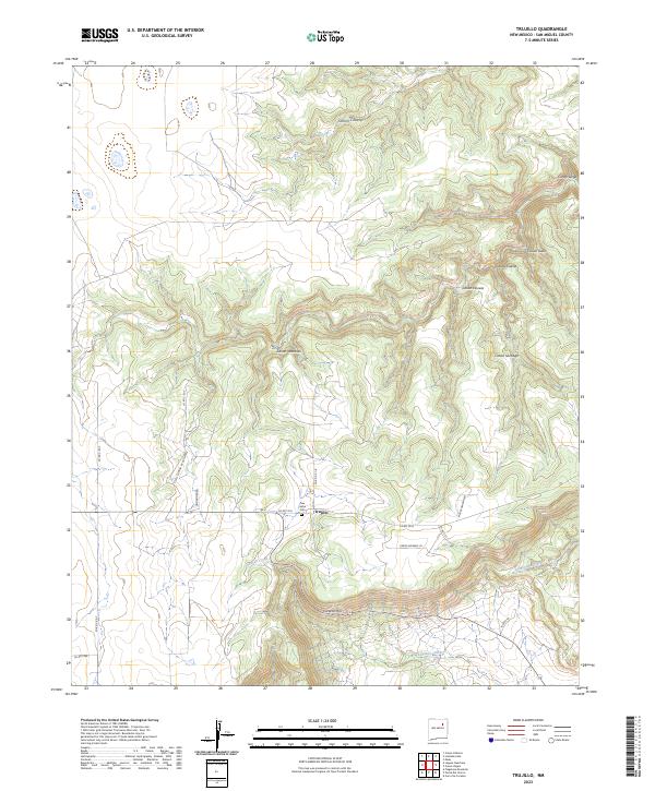 Trujillo 2023 topographic map thumbnail
