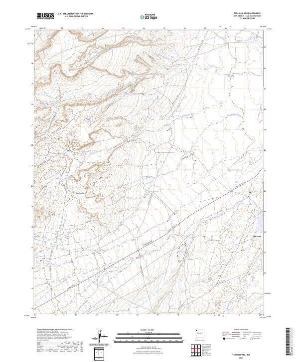 Tsin-nas-kid topographic map thumbnail