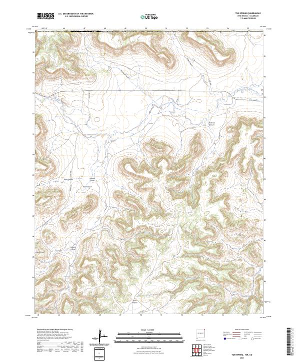 Tub Spring 2023 topographic map thumbnail