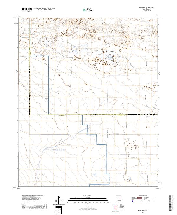 Tule Lake 2023 topographic map thumbnail