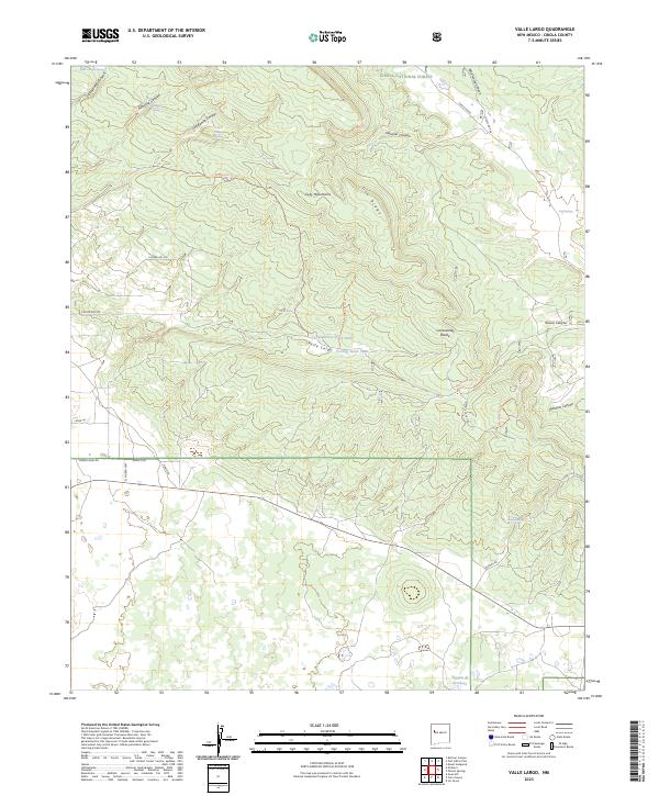 Valle Largo topographic map thumbnail