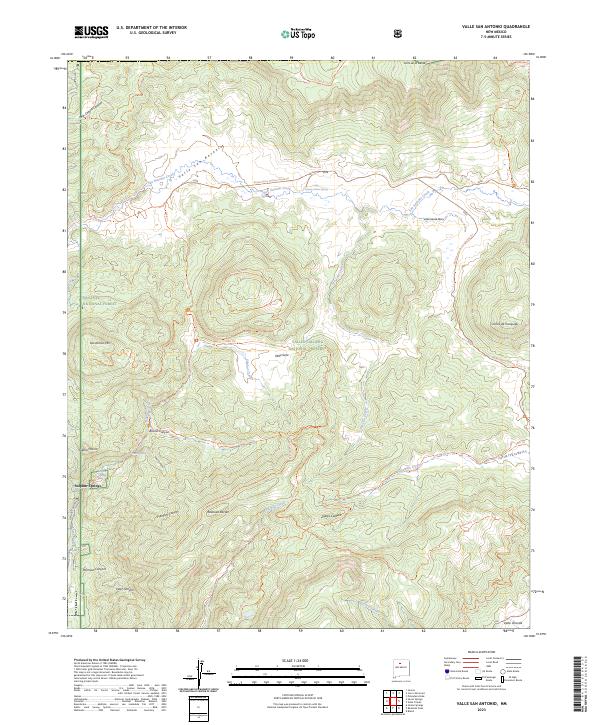 Valle San Antonio topographic map thumbnail
