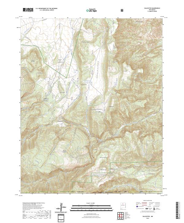 Vallecitos 2023 topographic map thumbnail