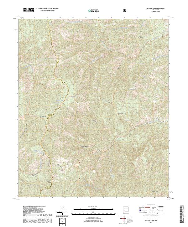 Victorio Park 2023 topographic map thumbnail