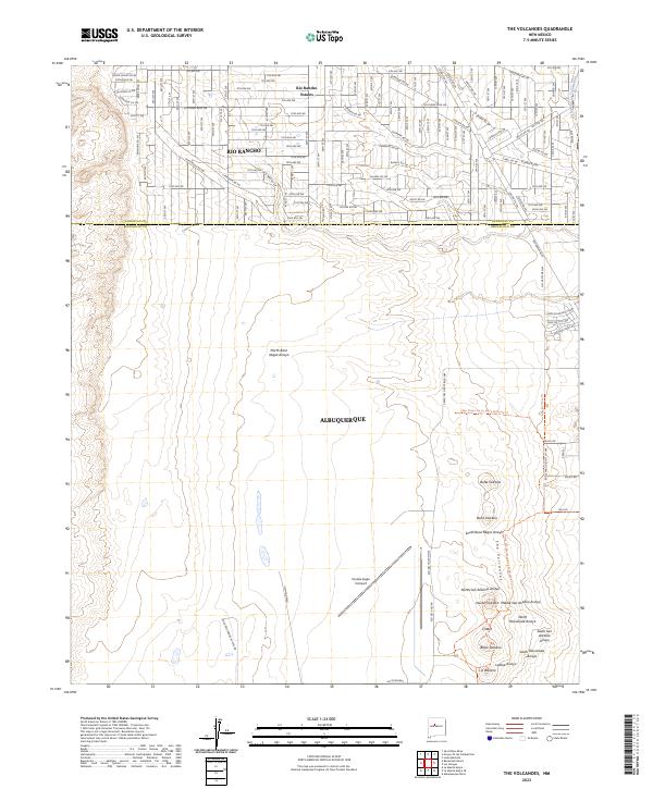 The Volcanoes topographic map thumbnail