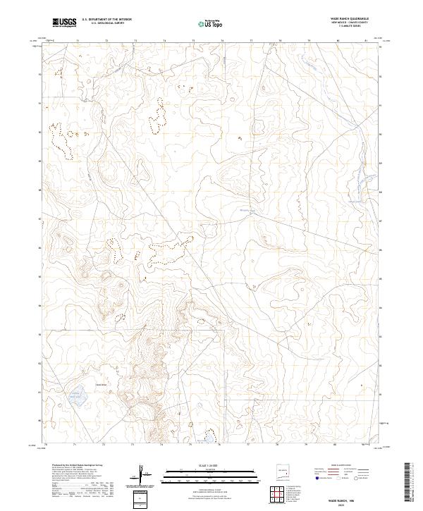 Wade Ranch topographic map thumbnail