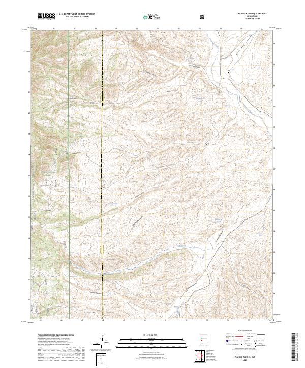 Wahoo Ranch topographic map thumbnail