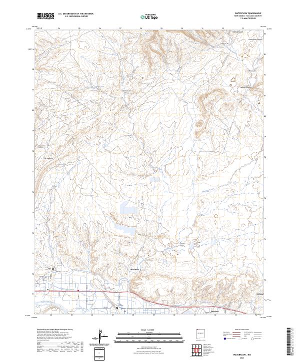Waterflow 2023 topographic map thumbnail