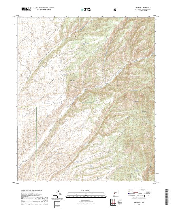 Welty Hill topographic map thumbnail