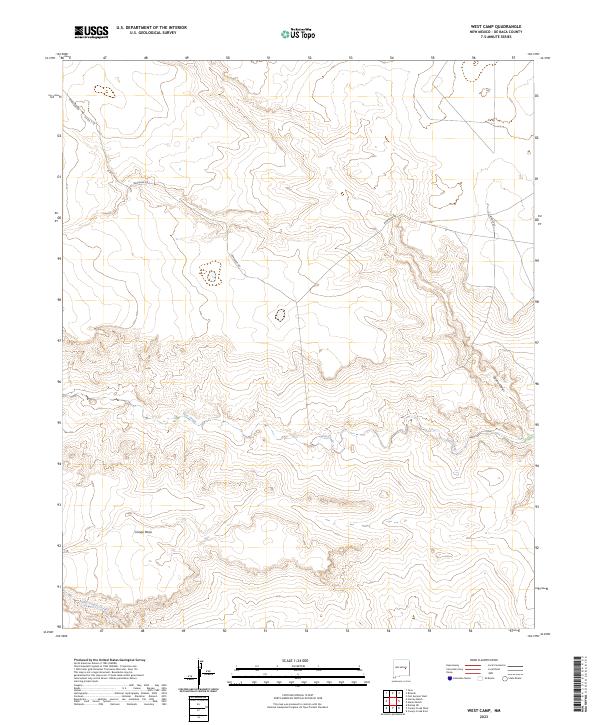 West Camp 2023 topographic map thumbnail