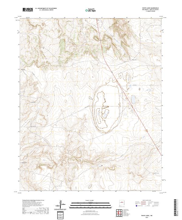 White Lakes topographic map thumbnail