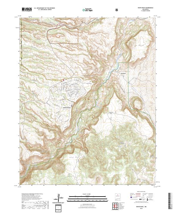 White Rock 2023 topographic map thumbnail