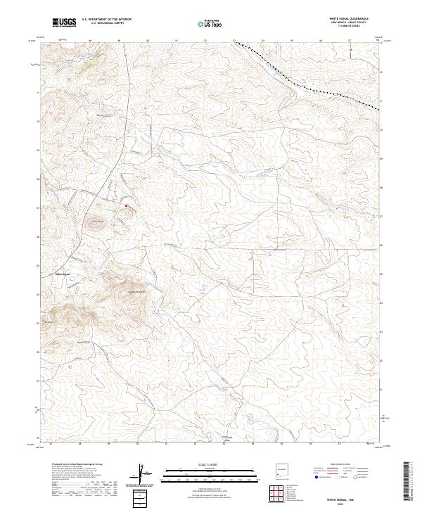 White Signal topographic map thumbnail