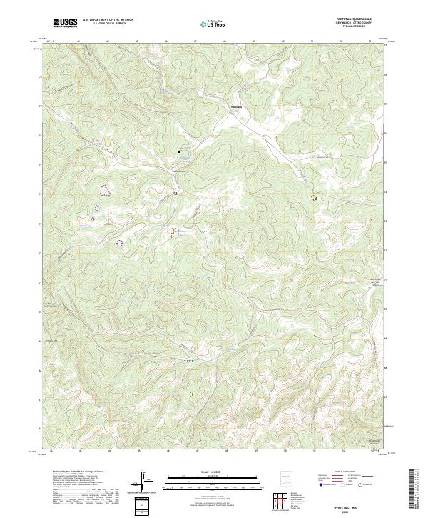 Whitetail 2023 topographic map thumbnail