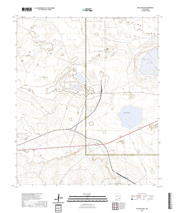 Williams Sink 2023 topographic map thumbnail