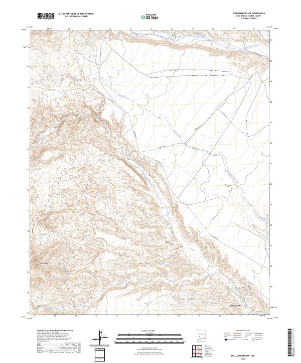 Williamsburg NW topographic map thumbnail