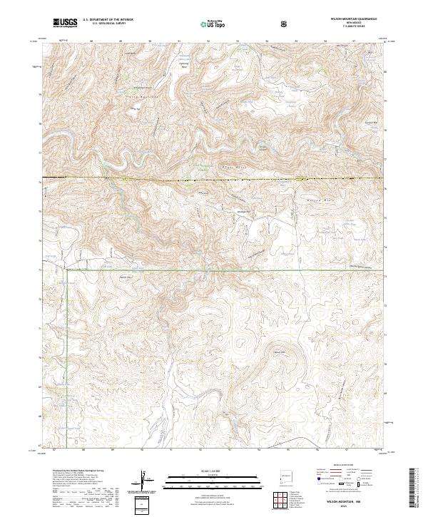 Wilson Mountain 2023 topographic map thumbnail