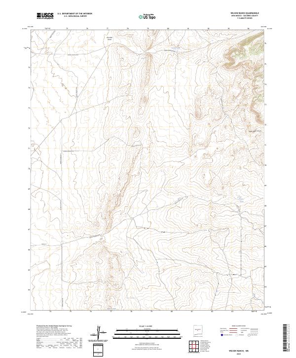 Wilson Ranch topographic map thumbnail