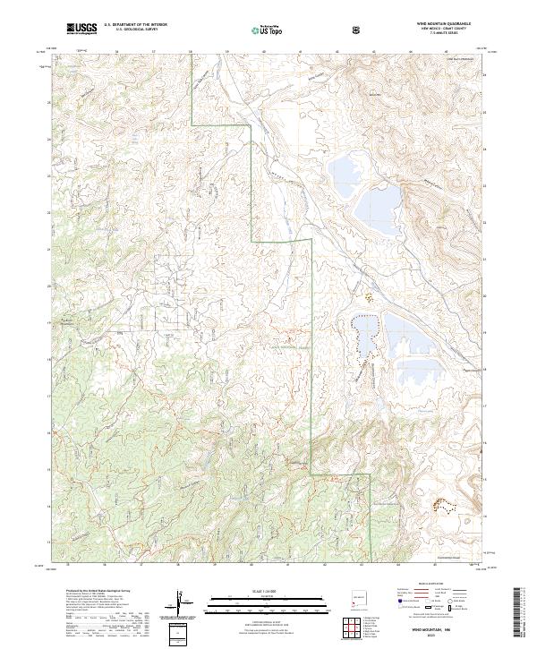 Wind Mountain 2023 topographic map thumbnail