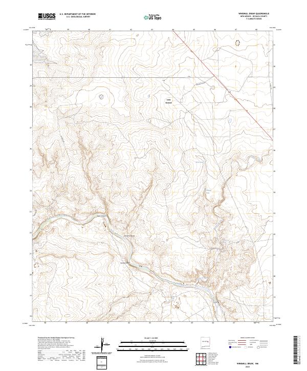 Windmill Draw 2023 topographic map thumbnail