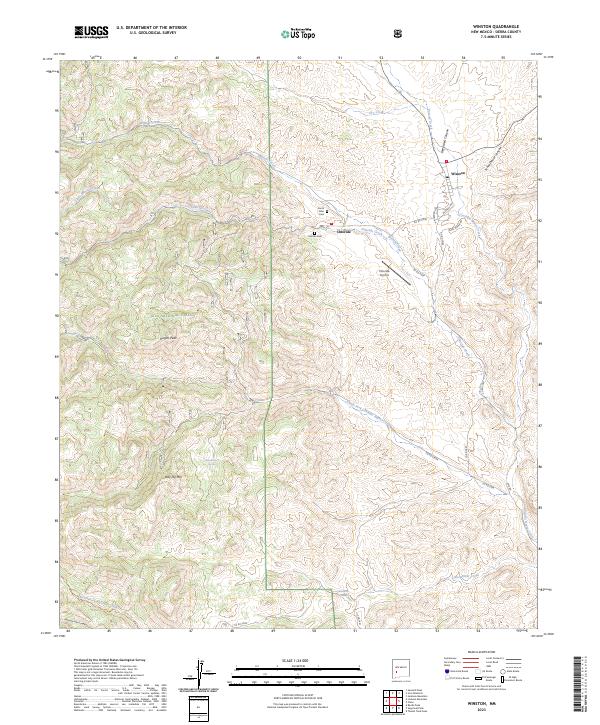 Winston topographic map thumbnail