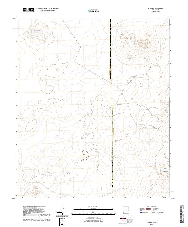 X-7 Ranch topographic map thumbnail