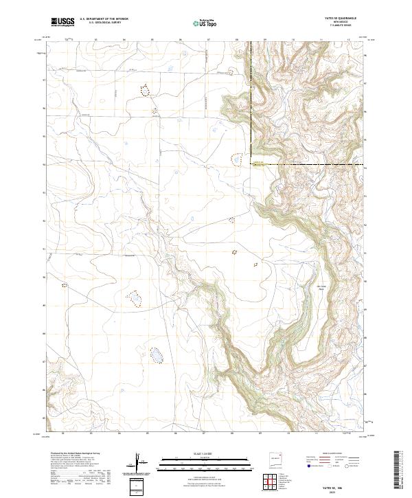 Yates SE 2023 topographic map thumbnail
