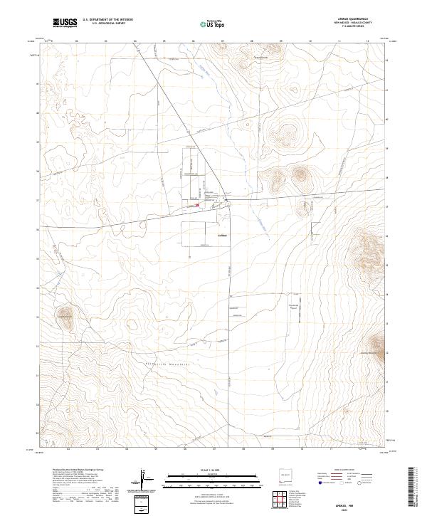 Animas topographic map thumbnail