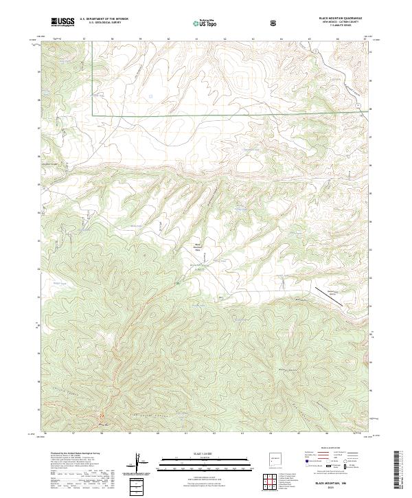 Black Mountain topographic map thumbnail