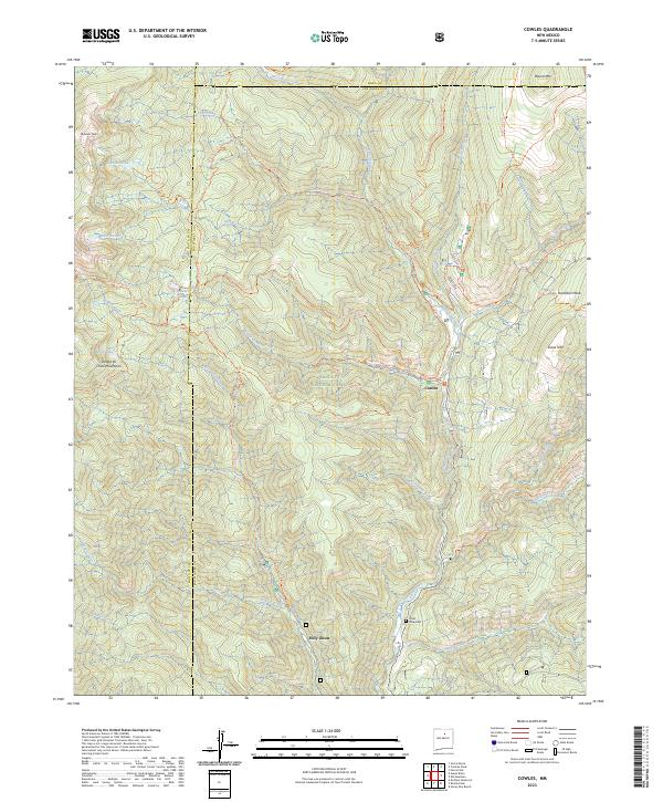 Cowles topographic map thumbnail