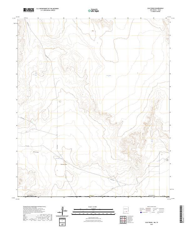Culp Draw topographic map thumbnail
