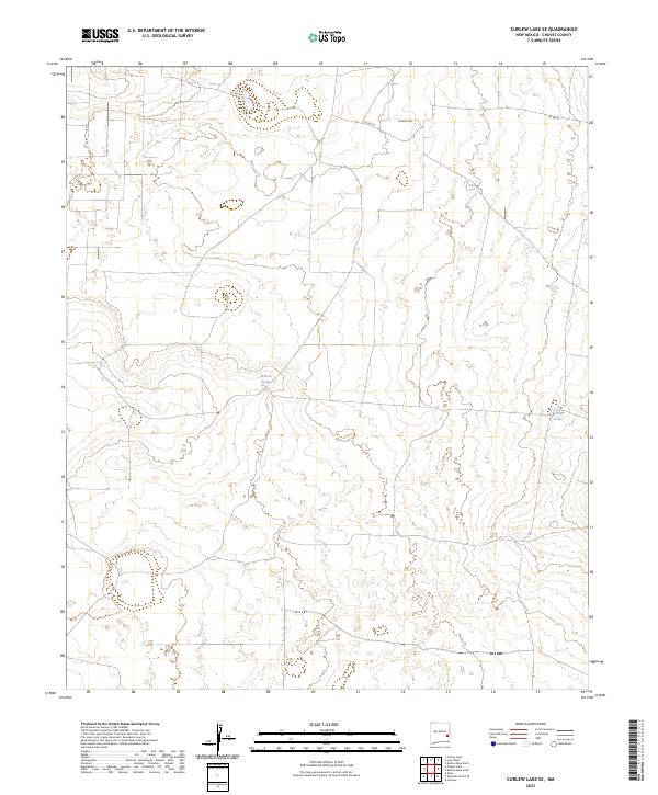 Curlew Lake SE topographic map thumbnail