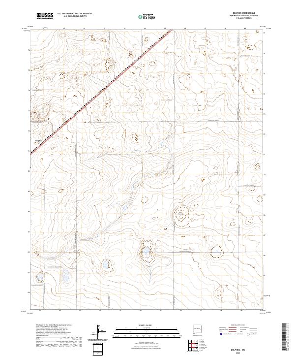 Delphos topographic map thumbnail