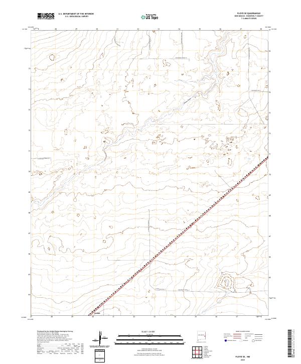 Floyd SE topographic map thumbnail