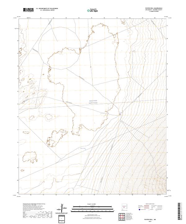 Foster Well topographic map thumbnail