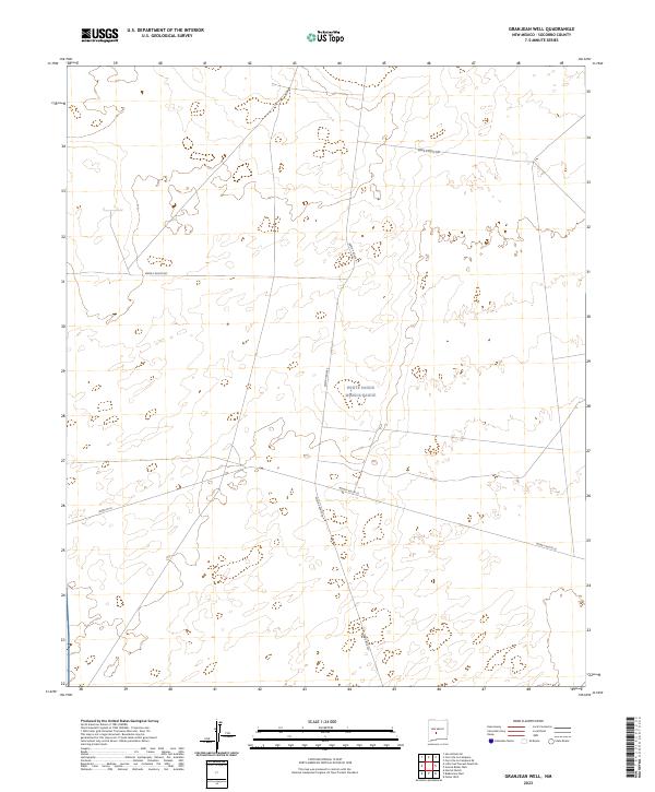 Granjean Well topographic map thumbnail