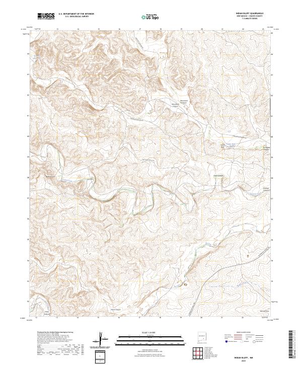 Indian Bluff topographic map thumbnail