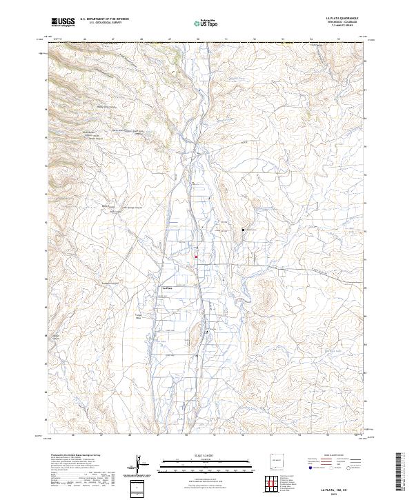 La Plata 2023 topographic map thumbnail