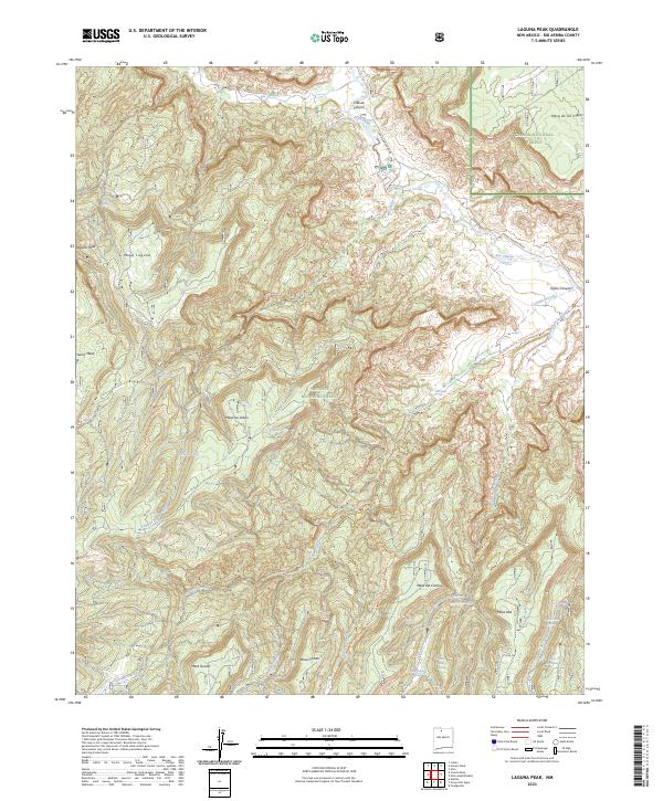 Laguna Peak topographic map thumbnail