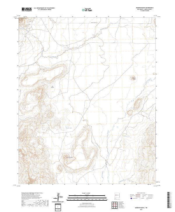 Marmon Ranch topographic map thumbnail