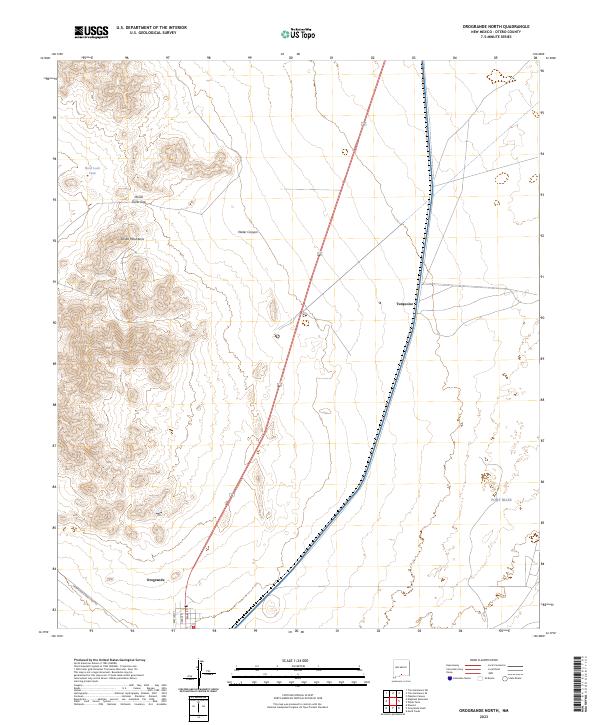 Orogrande North topographic map thumbnail