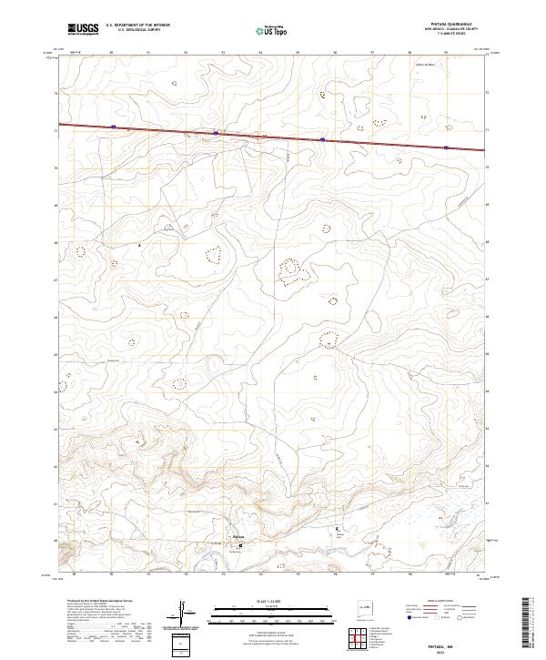 Pintada 2023 topographic map thumbnail