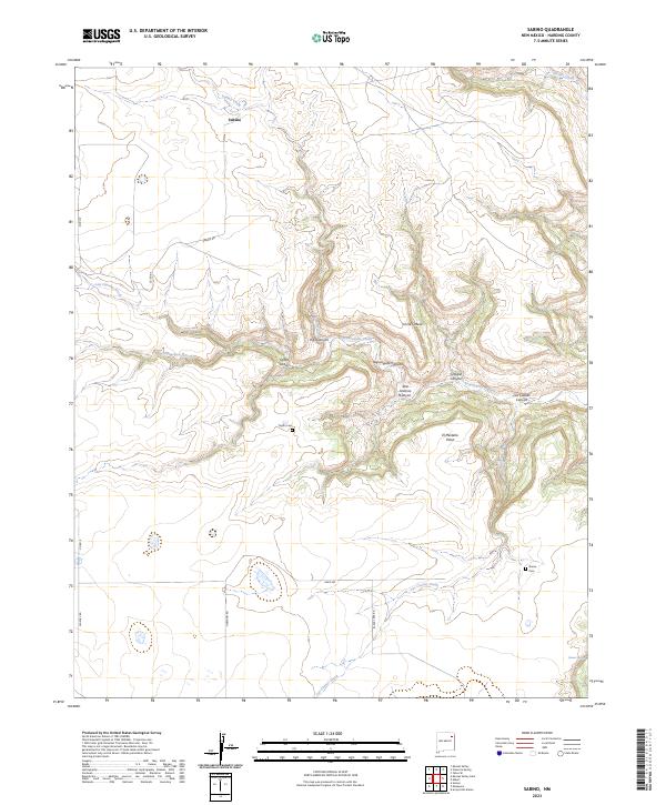 Sabino 2023 topographic map thumbnail