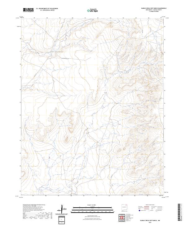 Sauble Circle Dot Ranch 2023 topographic map thumbnail