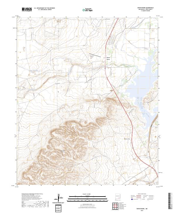 Seven Rivers 2023 topographic map thumbnail