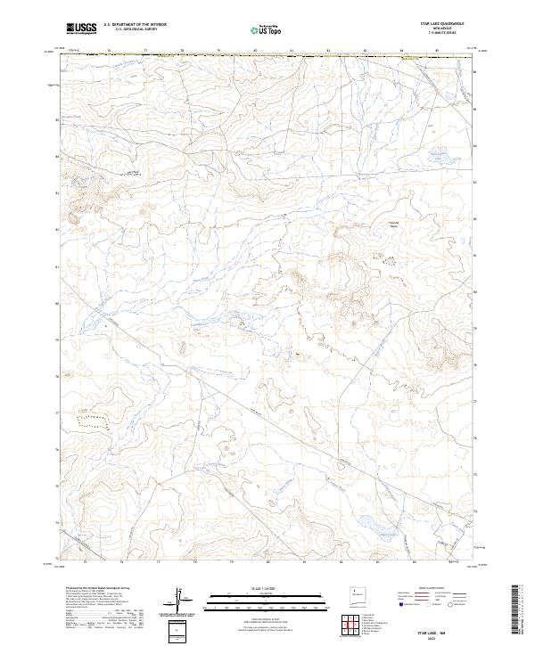Star Lake topographic map thumbnail
