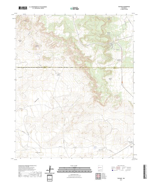 Techado 2023 topographic map thumbnail