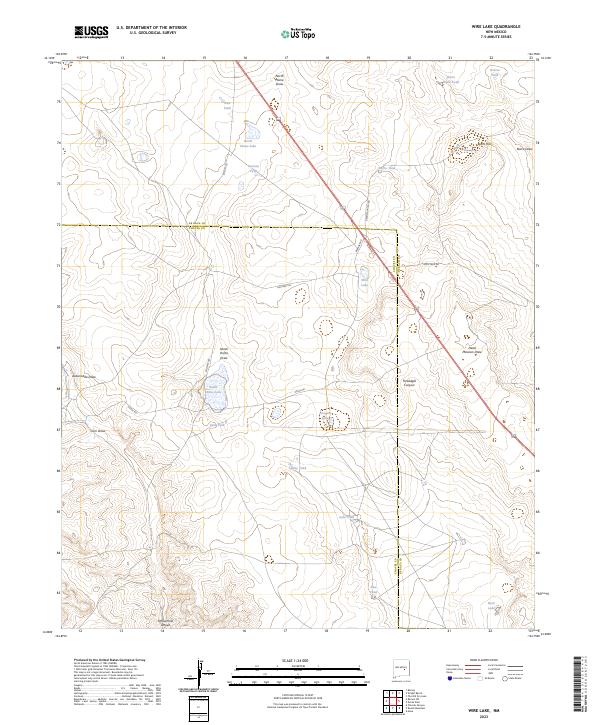 Wire Lake 2023 topographic map thumbnail