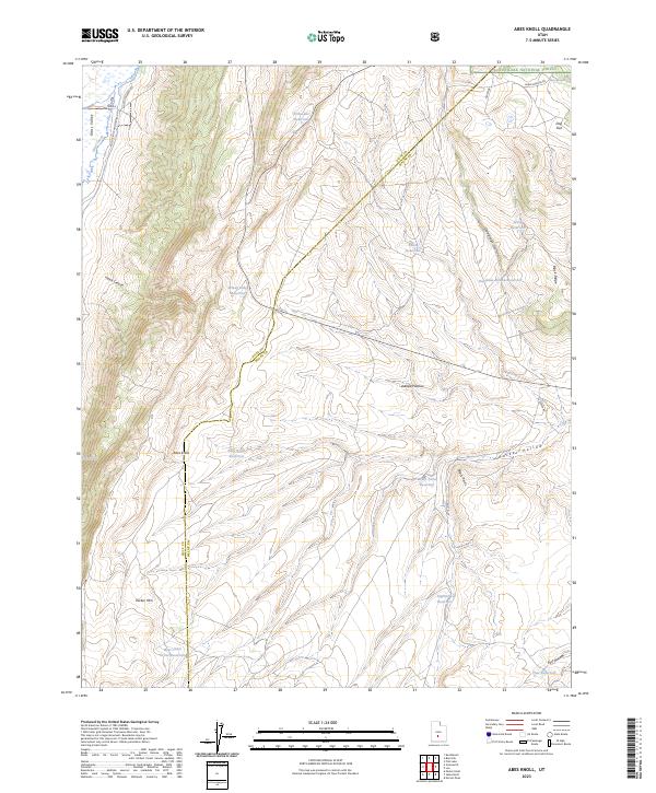Abes Knoll topographic map thumbnail