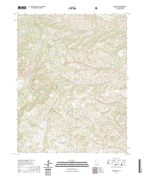Adams Head topographic map thumbnail